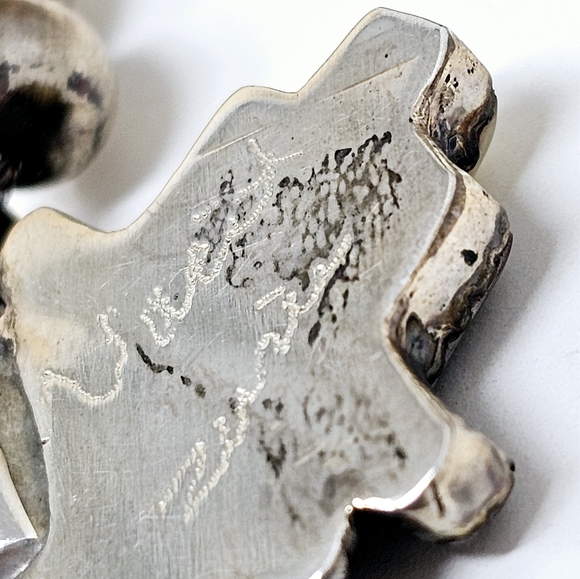 Signed Zuni Rainbow Man/ Chain included - Picture 3 of 7